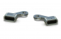 Preview: TB - LED Mini Blinker Stripe / chrom - dark / Paar / Harley Universal / E-Zeichen