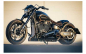 Preview: NEU: seitl. TBG - Kennzeichen-Grundh. - medium / black / HARLEY - FXDR / kein TÜV