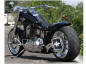 Preview: TB vorverlegt. Fußrastenanlage / DRILLED black / Harley Softail / 2000 - 17 / TÜV