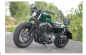 Preview: TB Fußrastenanlg. / BASE RUBBER / Alu schwarz / Harley Sportster - 2003 - 14 / TÜV