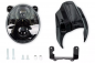 Preview: Nur bei uns: Headlamp Cap Alu LED - Upgrade-Kit - schwarz matt / Harley Davidson Breakout / ab 18