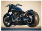 Preview: seitl. BR - Kennzeichenhalter - HARLEY SOFTAIL - FXDR / schwarz matt  / Tüv