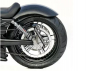 Preview: seitl. TBG - Kennzeichen - Grundhalter VA "kurz" / black / Harley V-Rod Muscle / kein TÜV