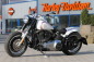 Preview: seitl. BR - Kennzeichenhalter Kompl.-Set / mittel / 3 Auswahl-Farben / HD Softail / 2008 - 17 / kein TÜV