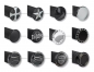 Preview: TB - Fußrastenanlage / Base Alu Black Design - keine Vorverlegung / Harley VRSC 12 - 17  / TÜV