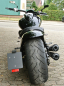 Preview: Black Sale: seitl. BR - Kennzeichenh. - SKULL - schwarz / Suzuki VL 1500 C / VZR 1800 / M 1800 / Kompl. Set / TÜV