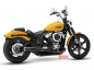 Preview: Dr. Jekill & Mr. Hyde - Komplettanlg. / blackmatt / elektr. verstellbar / HD Softail Street Bob - FXBBS - 117 cui / mit EG / ABE