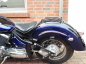 Preview: BR - Schwingsattel - Rahmenplatte - flach - 3 mm / schwarz / Yamaha XVS 1100 Custom - Heckfender
