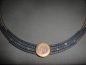 Preview: Collier / Kette / Hämatin Gold Zirkonia / Goldschmiede Bernd Wolf Schmuck