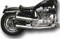 Preview: FALCON 2 in 2 Double Groove  / Komplettanlg. / ceramic schwarz beschichtet / HD Sportster XL / 1986 - 2003 / EG-BE