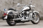 Preview: PENZL - Retro - Auspuffset verstellb. / fein gebürstet / Harley Custom-Classic-Heritage-Slim / 04-16 / EG-BE