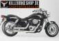 Preview: SOUND SALE: Falcon Double Groove / KAWASAKI VN 1500/1600 MEAN Streak / Komplettanl. / silber poliert / EG-BE