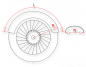 Preview: MB HECKFENDER / Stiletto Schutzblech Round / 15 - 17" / W 220 x L 690 mm
