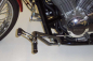 Preview: MB vorverl. Fußrasten / Ness Style Look gefräst / long 21 cm / chrom / HONDA VT 750 C 4,5,6 Spirit - ABS ! / RC50 / RC53 / ABE