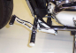 Preview: MB vorverl. Fußrasten / 10 cm / Ness Style glatt / chrom / SUZUKI VL 1500 Intruder / ABE