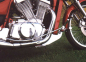 Preview: MB vorverl. Fußrasten / 30cm / Ness Style glatt / chrom / SUZUKI VS 600 / 750 / 800 Intruder / Tüv