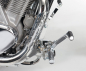 Preview: MB vorverl. Fußrasten / 25 cm / Ness Style gefräst / schwarz matt / SUZUKI VS 1400 Intruder / Tüv