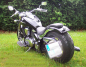 Preview: MB - Custom - Heckfender - Stahlblech roh + Fenderstruts chrom / Kawasaki VN 900 Custom + Classic / Tüv