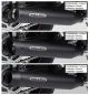Preview: Black - Black - Sale: MILLER "El Grande" Komplettang. / ohne KAT / schwarz-schwarz / Suzuki M 1800 R + R2 + RT / EG-BE
