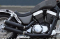 Preview: Black - Black Sale: MILLER  DANDY - Komplettanlage / schwarz - schwarz / Suzuki VS 1400 Intruder / EG-BE