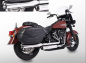 Preview: Sale: MILLER - Independence - silber - SlipOn - Euro 4 / HD Softail Heritage Classic / 107/114 CUI / EG-BE