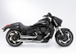 Preview: MILLER "El Paso" Komplettanlage / ohne KAT / silber poliert / Suzuki M 1800 R + R2 + RT / EG-BE