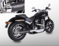 Preview: SALE: MILLER - Independence - silber - SlipOn / EURO4 / Harley SPORT GLIDE / FLSB / 107 CUI / ABE