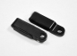 Preview: LED Mini Blinker Typ2 / Alu schwarz - dunkles Glas / Paar / alle Bikes / E-Zeichen
