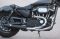 Preview: PENZL Retro Line Auspuffset / 2in1 / verstellbar / black / Harley XL 883 R / bis 2003 /ABE