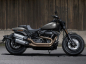 Preview: PENZL - V2-Speed Auspuffset / elek.verstellb. / fein gebürstet / Harley Softail Fat Bob / ab 2018 / EG-BE