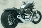 Preview: SALE: Monocok Heckfender + Sitz Hardrace / 260 / GFK / SUZUKI VL / C 1500 Intruder / TÜV