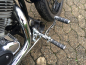 Preview: MB vorverl. Fußrasten - 12 cm / Ness Style gefräst / schwarz-matt / YAMAHA XVS 650 Cus + Clas / ABE