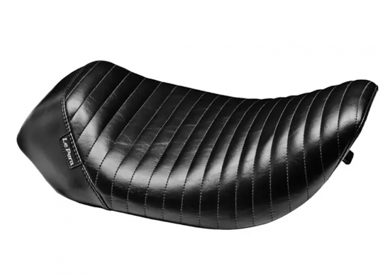 Le Pera / Bare Bones - Solo Sitz - Pleated schwarz / HARLEY - Road King - 00 - 07
