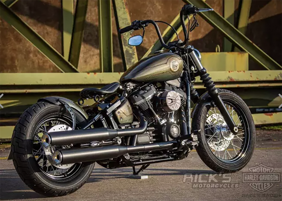 Rick´s Bobber - Heckfender - Set / Stahl roh / 150 mm / HD Softail (FXBB, FXLR, FLSL, FLDE, FLHC/S) ab 18