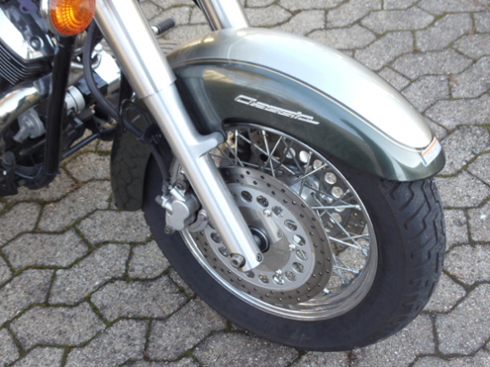 Original-Frontfender / gebraucht / YAMAHA XVS 1100 Classic /Stahlblech