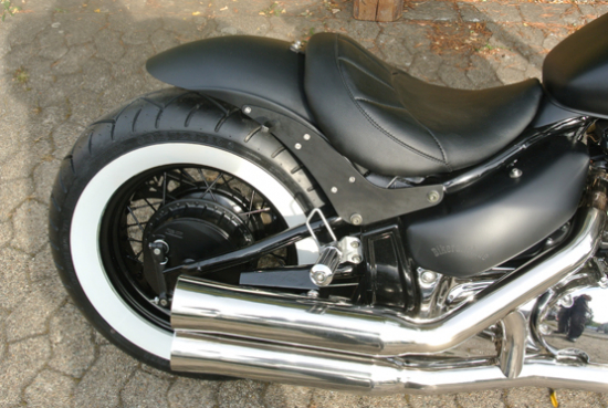 SALE: Falcon Double Groove / Komplettanlg. / ohne Kat / silber pol. / Suzuki VL / M 800 Intruder / EG-BE