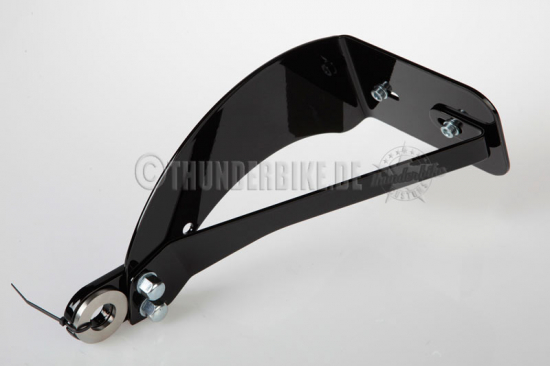 seitl. TBG - Kennzeichen - Grundhalter  VA / black / HD V-Rod Muscle / TÜV