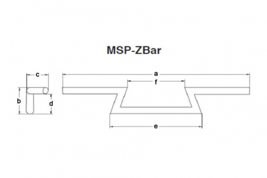 LENKER Z-Bar / flach /  1" / 850 mm / chrom / Jap. + Harley / Tüv-Gutachten