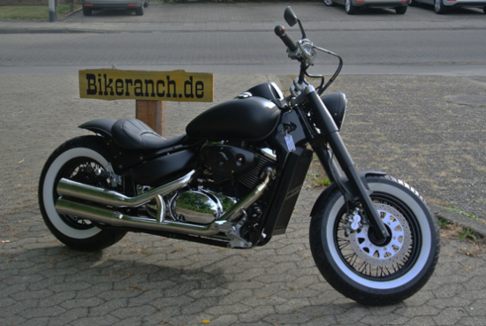 SuperSale: Falcon Double Groove / Komplettanl. / ohne Kat / silber / Suzuki VL 1500 Intruder / bis 2006 / EG-BE