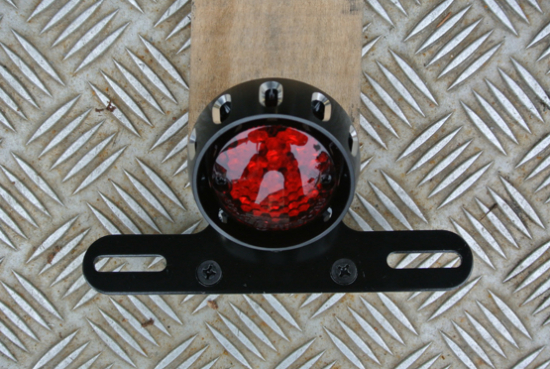OLDSTYLE - LED-RÜCKLICHT / inkl. Bremslicht / "STURGIS" / mit KZH / E-geprüft