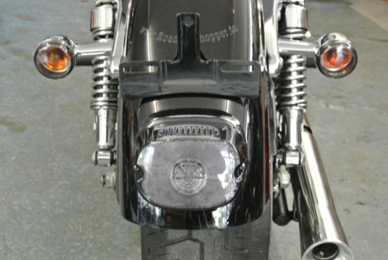 BR DARK-CUSTOM Blinker Smoke-Black / 1 Paar / Suzuki VL 1500 M / C 1500 / 06-10