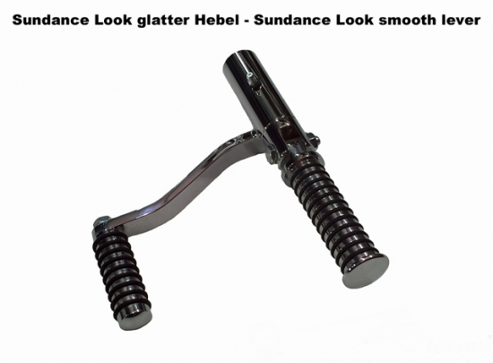MB vorverl. Fußrasten / Sundance Look glatt / kurz 11 cm / chrom / HONDA VT 750 C - Spirit - RC50 / RC53 / ABS / ABE