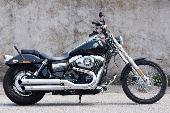 PENZL - Neo Classic Auspuffset verstellbar / chrom / Harley Dyna + StreetBob / 95-03 / EG-BE