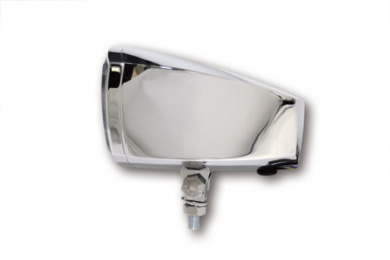 NEU: PW SCHEINWERFER OREGON / Chrom / klares Glas / Befestig. unten / E-Zeich.