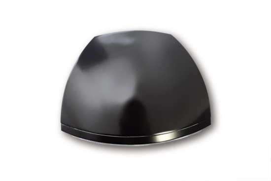 NEU: PW SCHEINWERFER OREGON / Schwarz / klares Glas / Befestig. unten / E-Zeich.