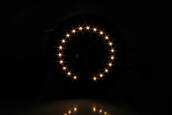PW 7" SCHEINWERFER CYCLOPS / Schwarz / LED-Positionsl. / seitl. Befestg. / E-Zeich.