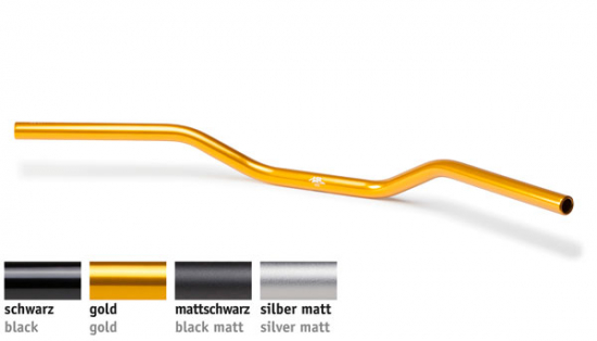 LENKER Roadster 1" (1 ZOLL) 810/80/170 mm / ALU - mattsilber / ABE
