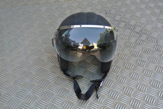 GE HELM-VISIER / universal / klares Glas / mit Spannband