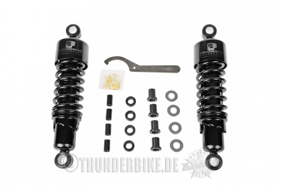 Progressive Suspension 412 Stoßdämpfer / kurz / 280 mm / 11" / chrom / HD SPORTSTER / ab 2004 / 1 Paar / TÜV