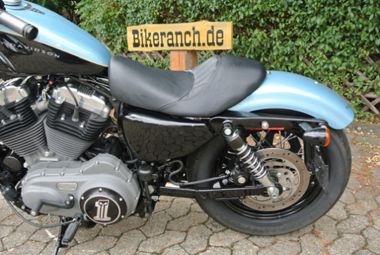 BR-ECHTLEDERSATTEL im BR-DESIGN - Austausch - Harley Sportster